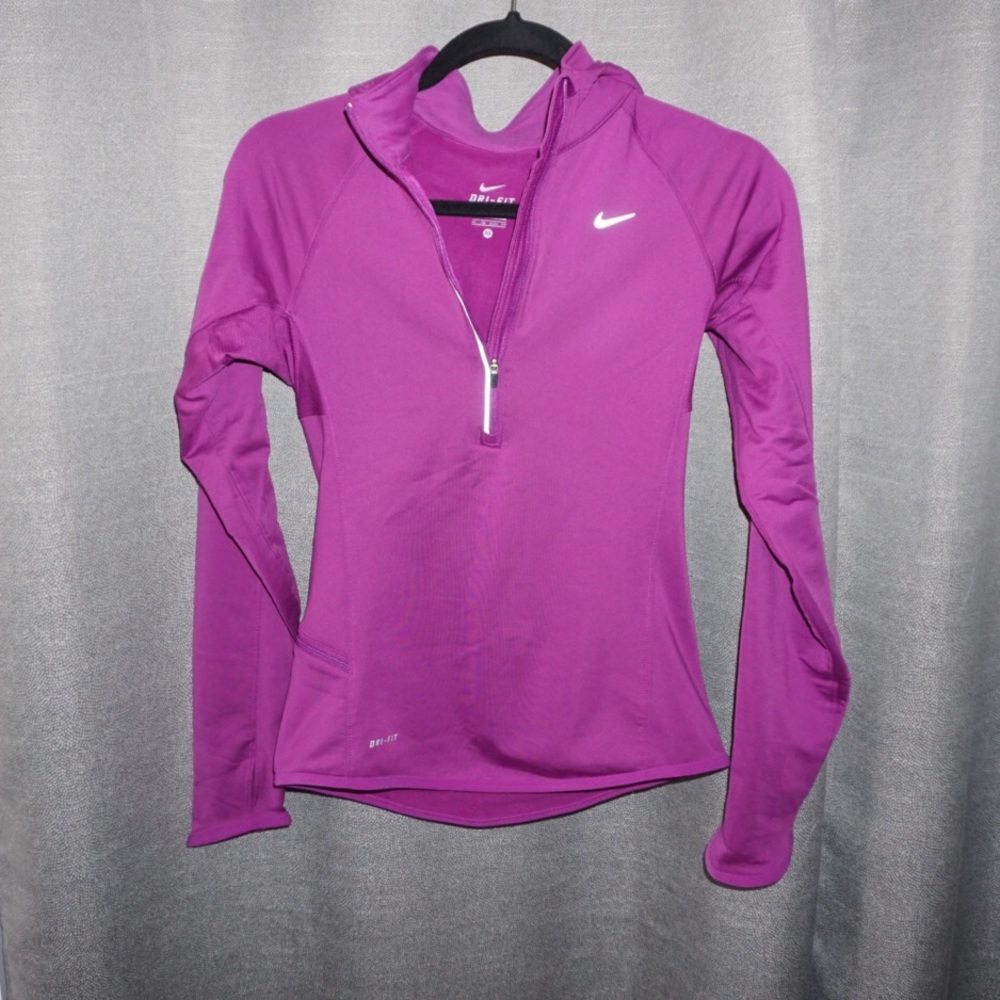 Purple Nike Dri Fit Quarter Zip